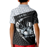 Personalized Golf Kid Polo Shirt The Honeycomb Golfe