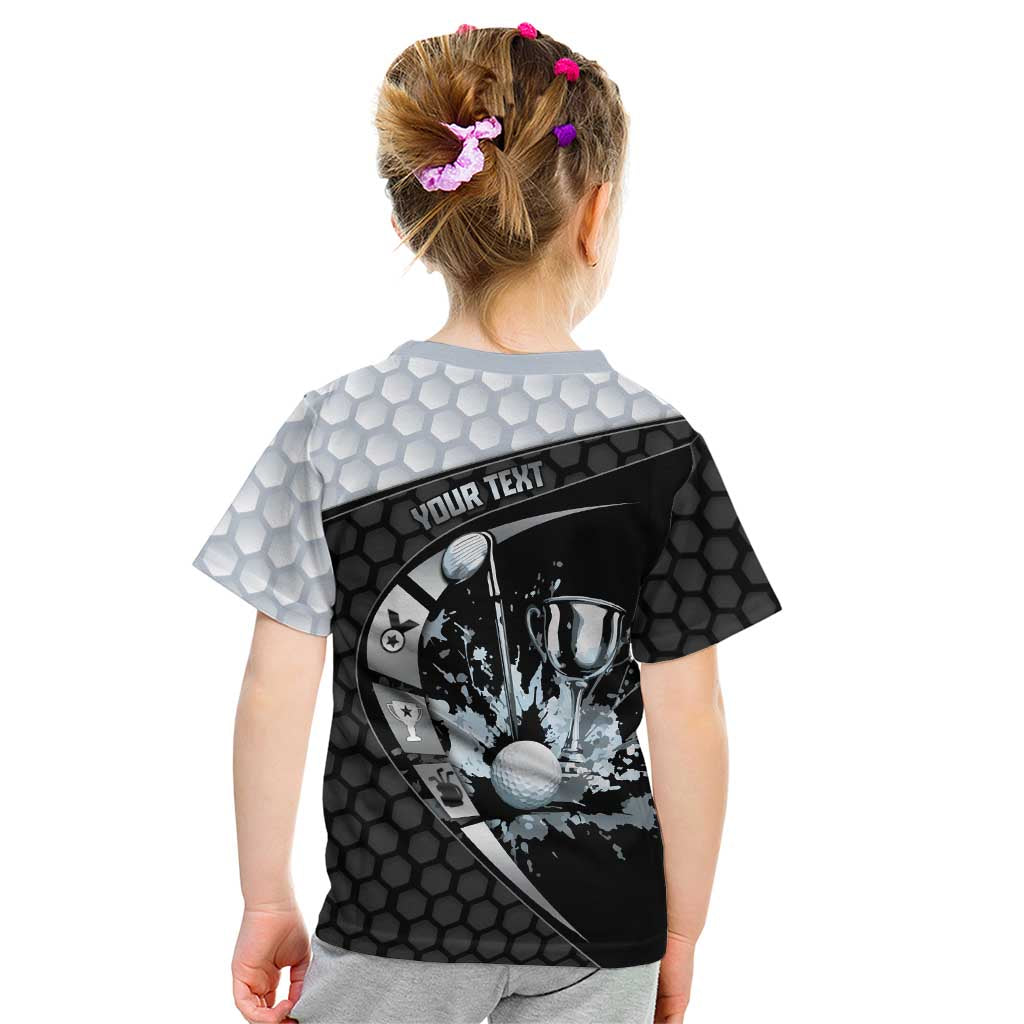 Personalized Golf Kid T Shirt The Honeycomb Golfe