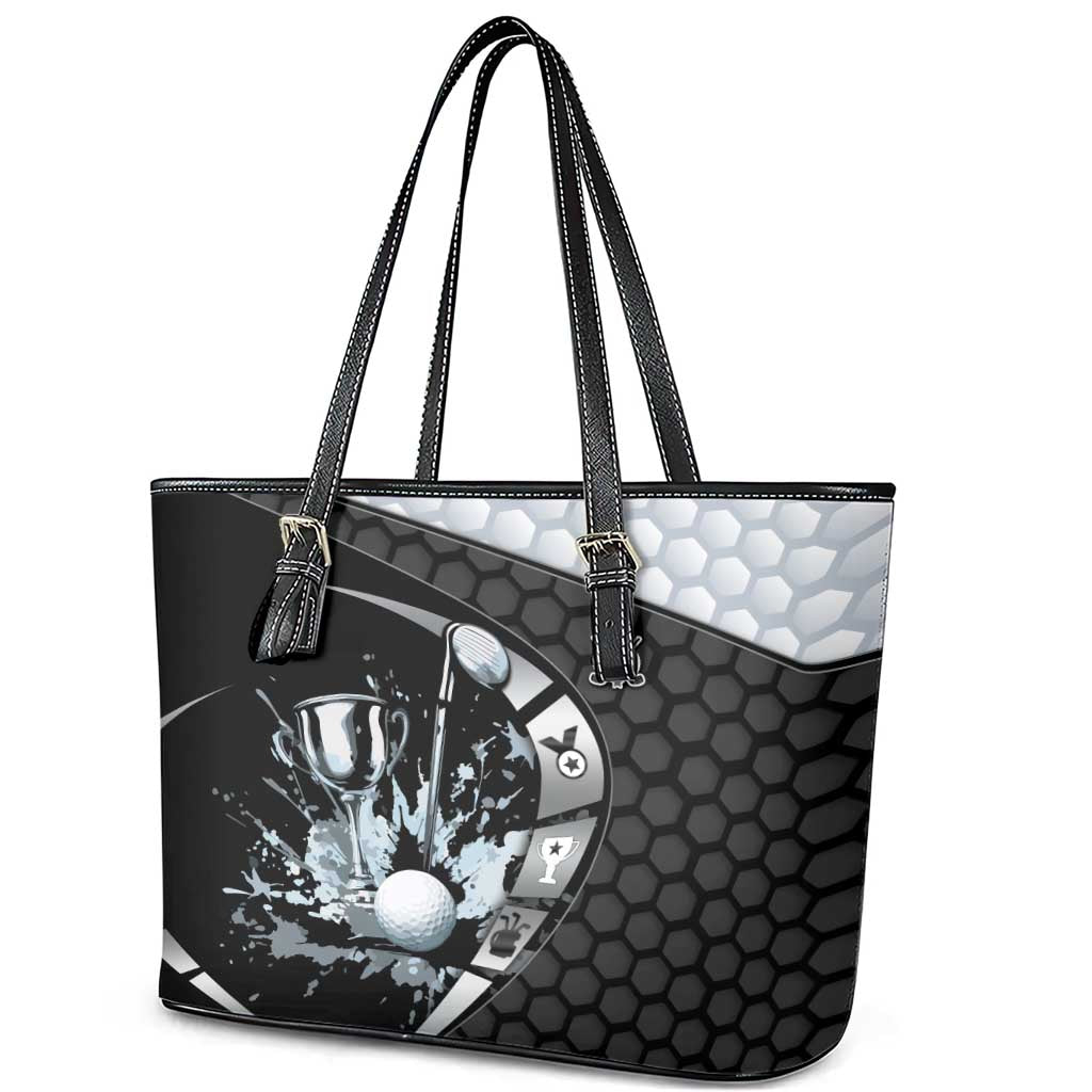 Golf Leather Tote Bag The Honeycomb Golfe