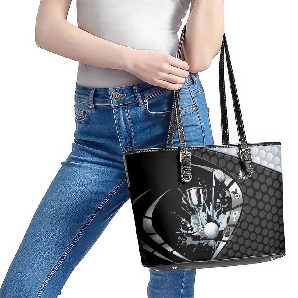 Golf Leather Tote Bag The Honeycomb Golfe