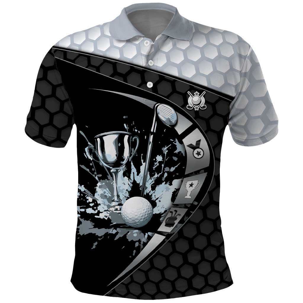 Personalized Golf Polo Shirt The Honeycomb Golfe