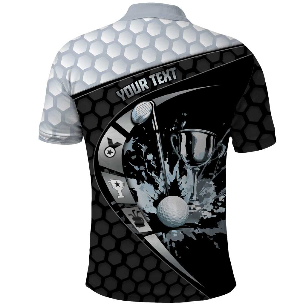 Personalized Golf Polo Shirt The Honeycomb Golfe