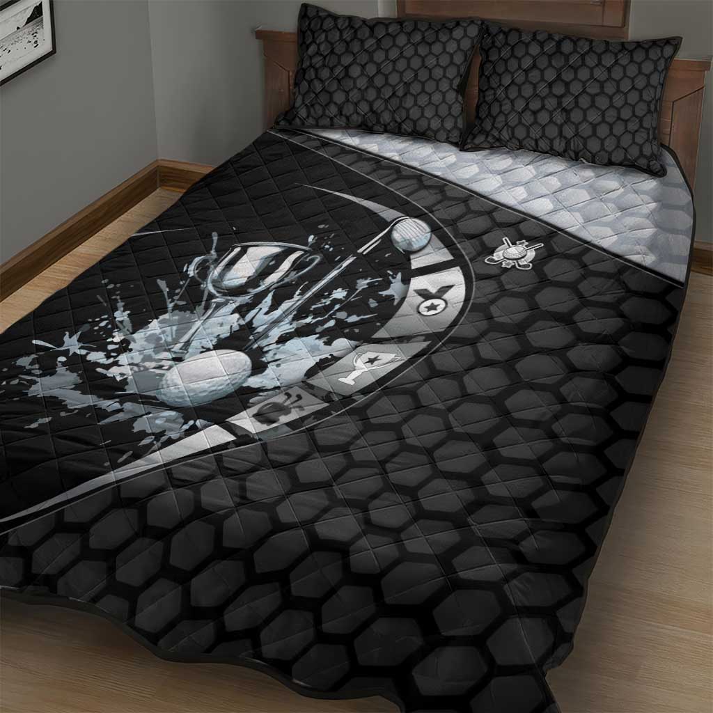 Golf Quilt Bed Set The Honeycomb Golfe