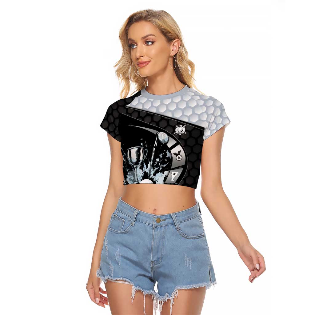 Personalized Golf Raglan Cropped T Shirt The Honeycomb Golfe