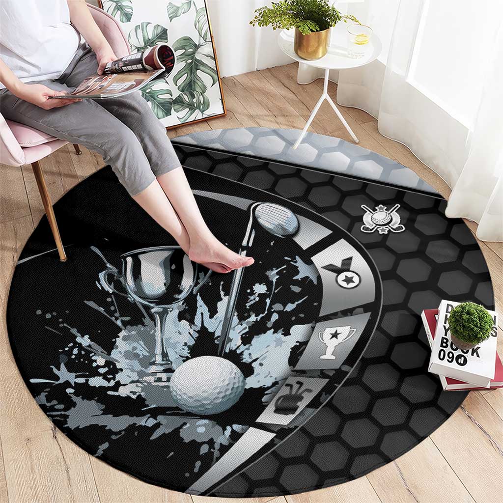 Golf Round Carpet The Honeycomb Golfe