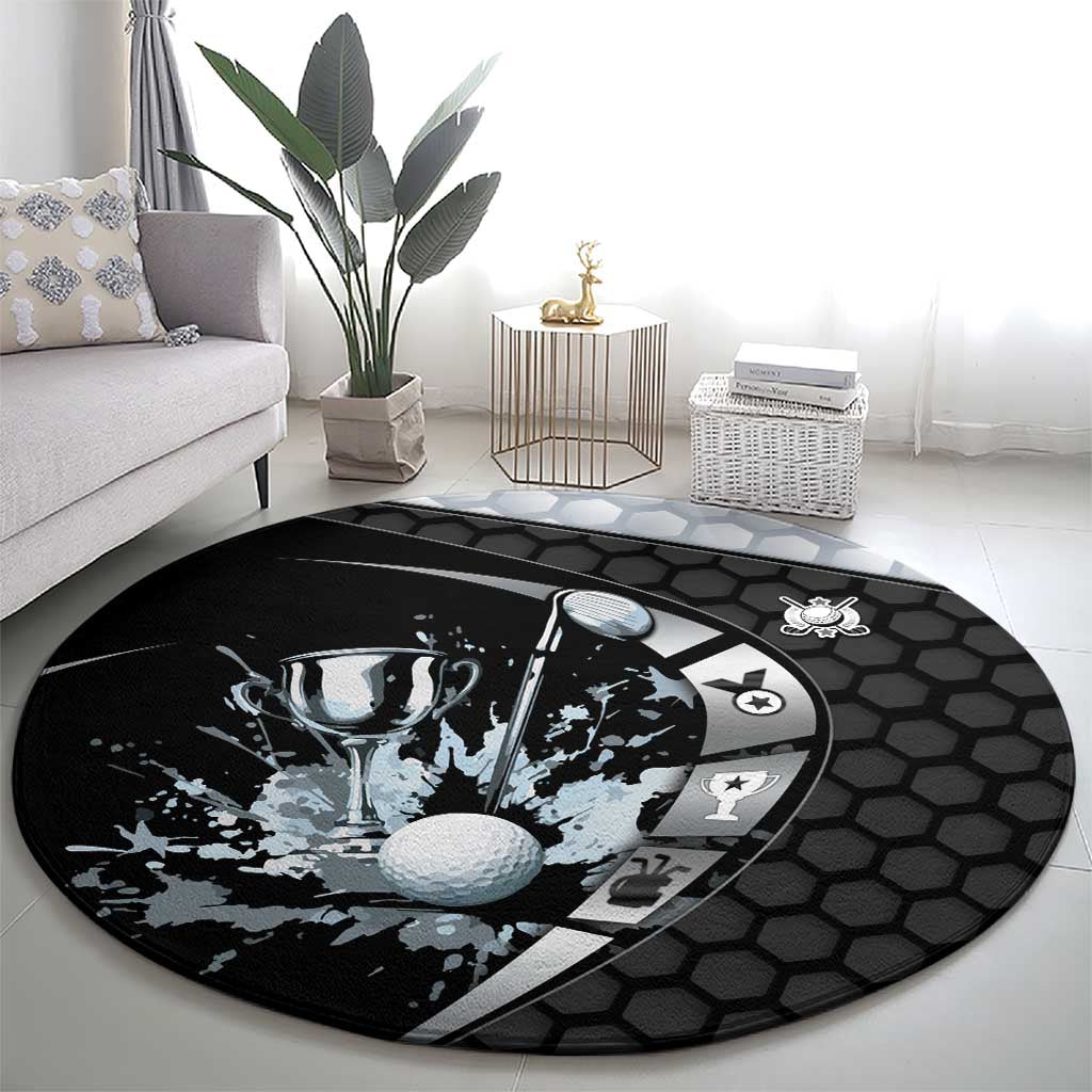 Golf Round Carpet The Honeycomb Golfe