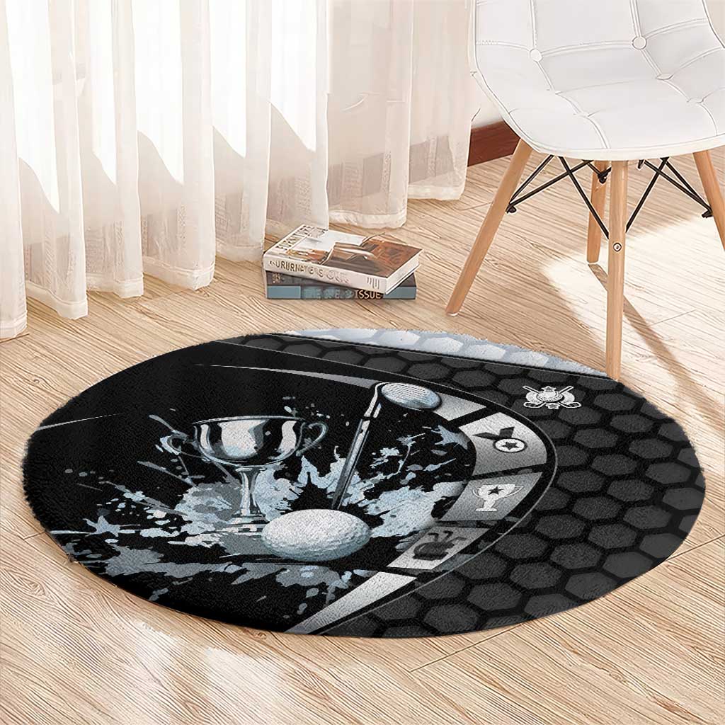 Golf Round Carpet The Honeycomb Golfe