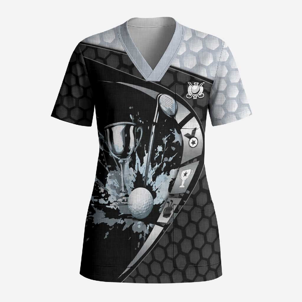 Personalized Golf Scrub Top The Honeycomb Golfe