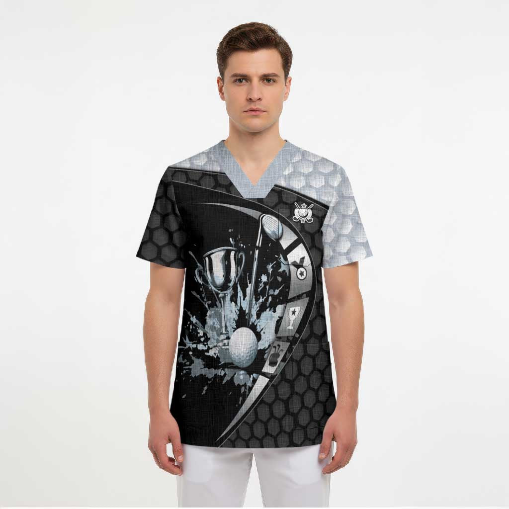 Personalized Golf Scrub Top The Honeycomb Golfe