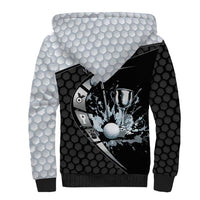 Personalized Golf Sherpa Hoodie The Honeycomb Golfe