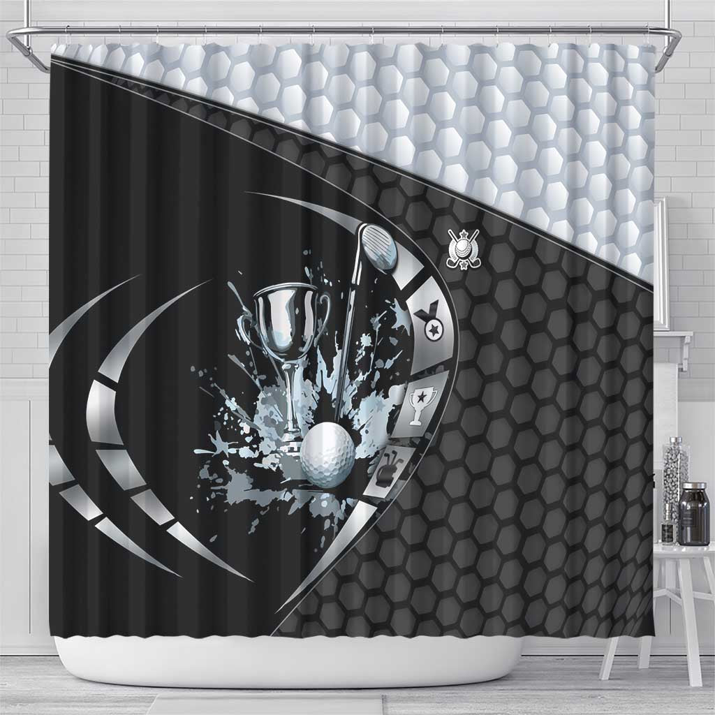 Golf Shower Curtain The Honeycomb Golfe