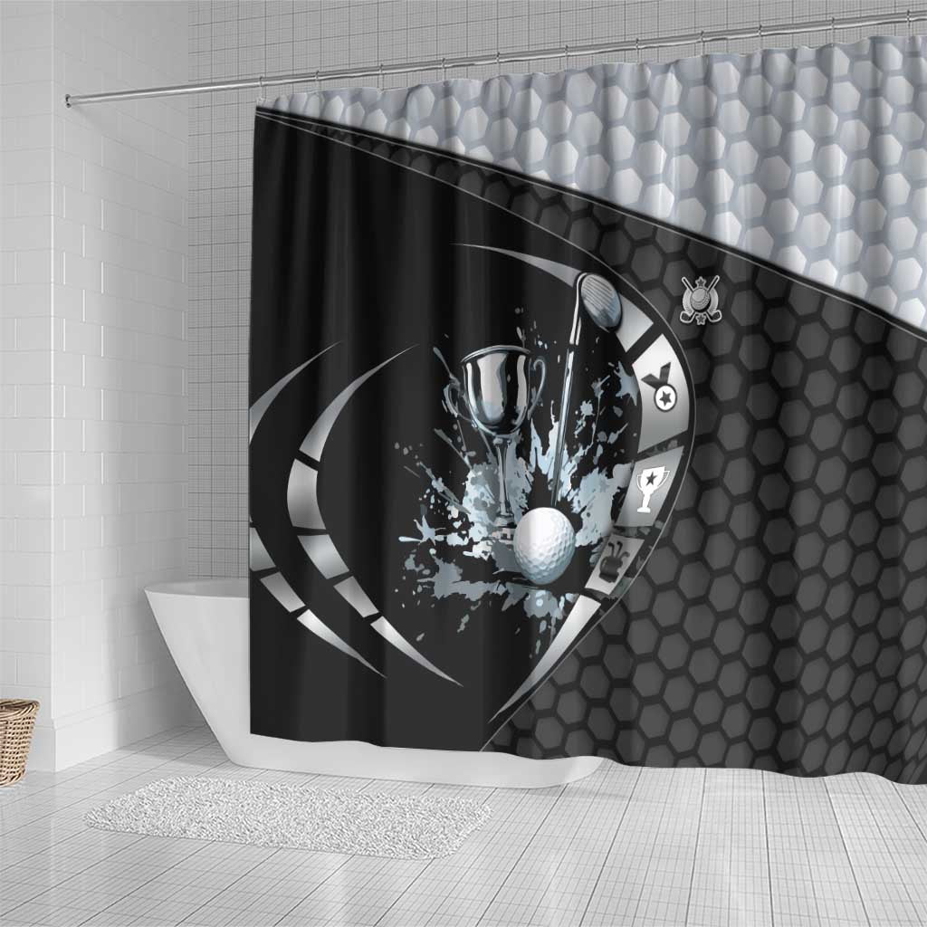 Golf Shower Curtain The Honeycomb Golfe
