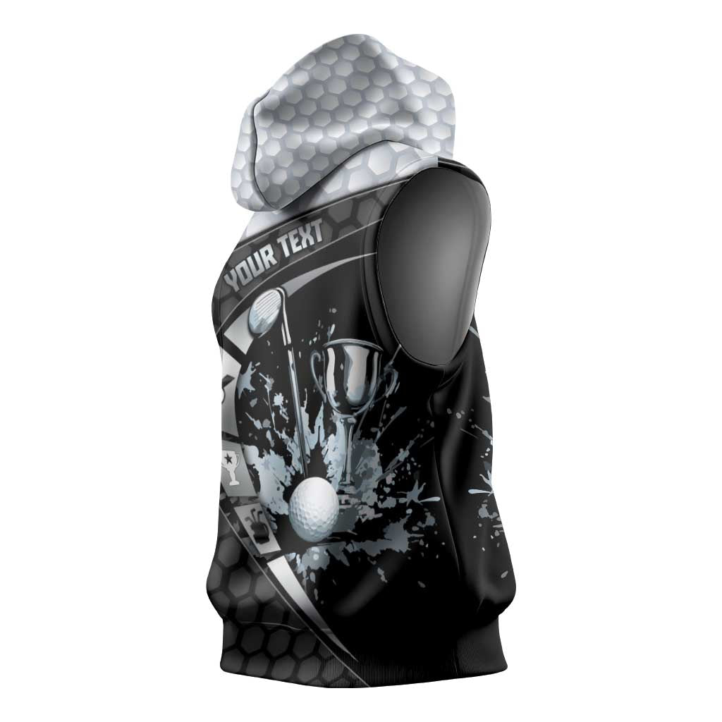 Personalized Golf Sleeveless Hoodie The Honeycomb Golfe