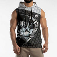 Personalized Golf Sleeveless Hoodie The Honeycomb Golfe