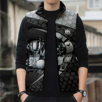 Personalized Golf Sleeveless Puffer Jacket The Honeycomb Golfe