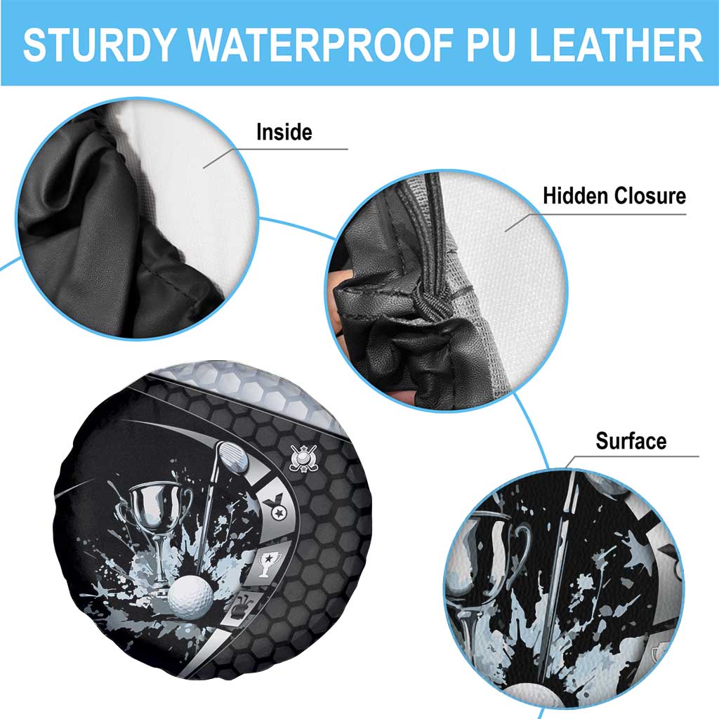 Golf Spare Tire Cover The Honeycomb Golfe