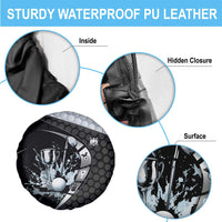 Golf Spare Tire Cover The Honeycomb Golfe