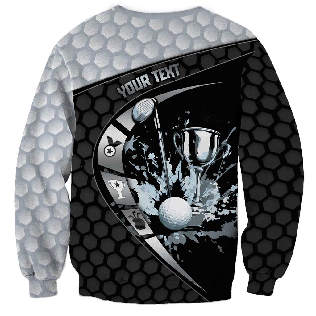 Personalized Golf Sweatshirt The Honeycomb Golfe