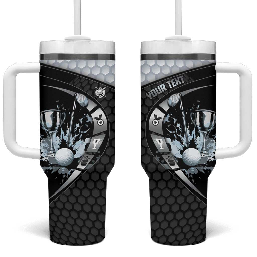 Personalized Golf Tumbler With Handle The Honeycomb Golfe