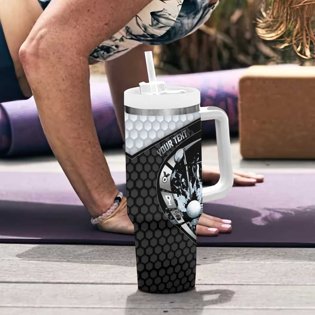 Personalized Golf Tumbler With Handle The Honeycomb Golfe