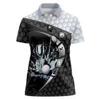 Personalized Golf Women Polo Shirt The Honeycomb Golfe