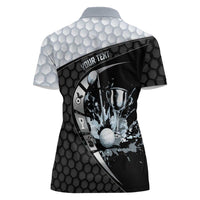 Personalized Golf Women Polo Shirt The Honeycomb Golfe