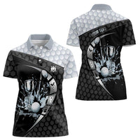 Personalized Golf Women Polo Shirt The Honeycomb Golfe