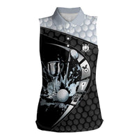Personalized Golf Women Sleeveless Polo Shirt The Honeycomb Golfe