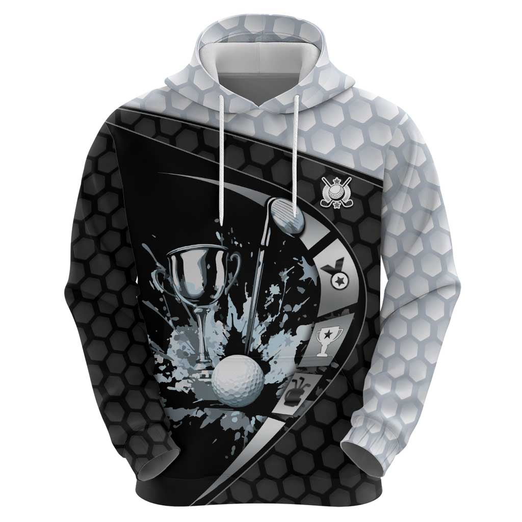 Personalized Golf Zip Hoodie The Honeycomb Golfe