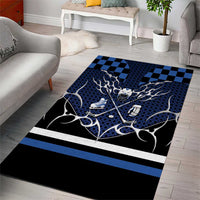 Hockey Area Rug Tribal Strike