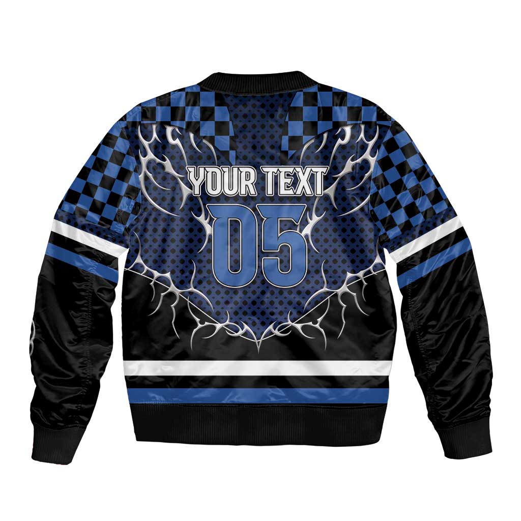 Custom Hockey Bomber Jacket Tribal Strike