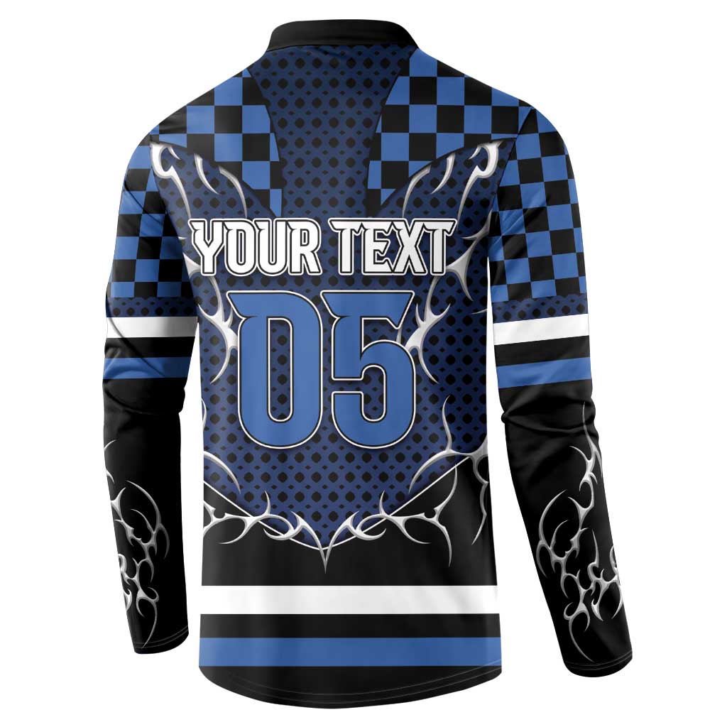Custom Hockey Button Sweatshirt Tribal Strike