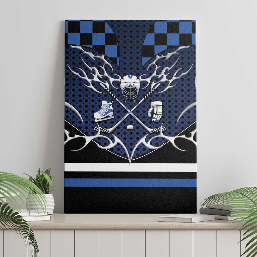 Hockey Canvas Wall Art Tribal Strike