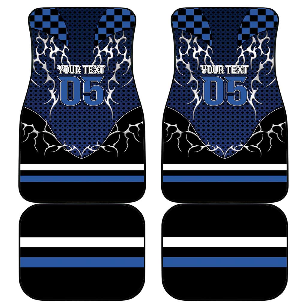 Custom Hockey Car Mats Tribal Strike