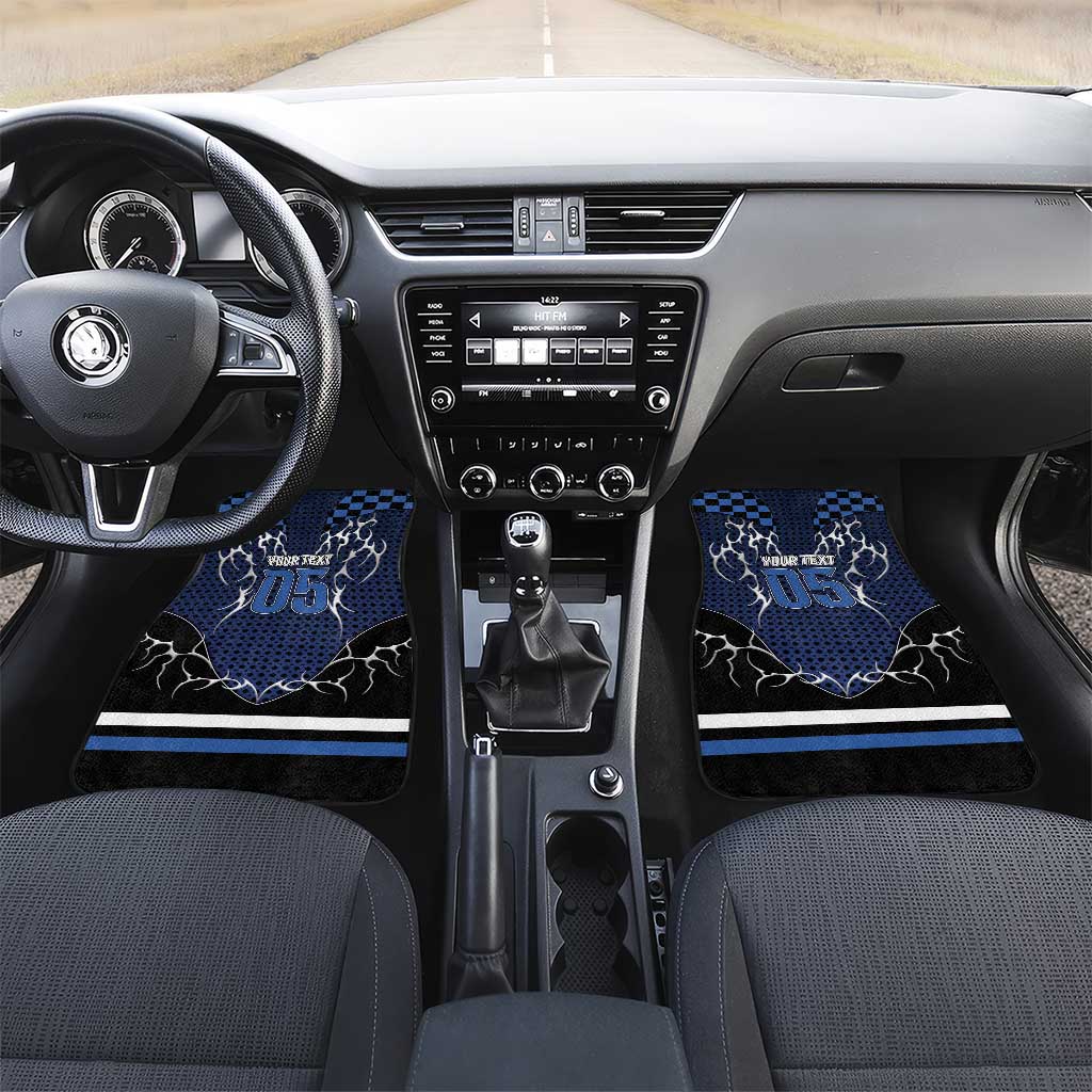 Custom Hockey Car Mats Tribal Strike
