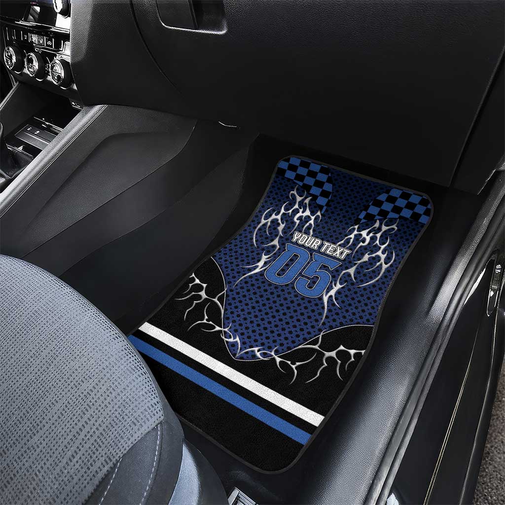 Custom Hockey Car Mats Tribal Strike