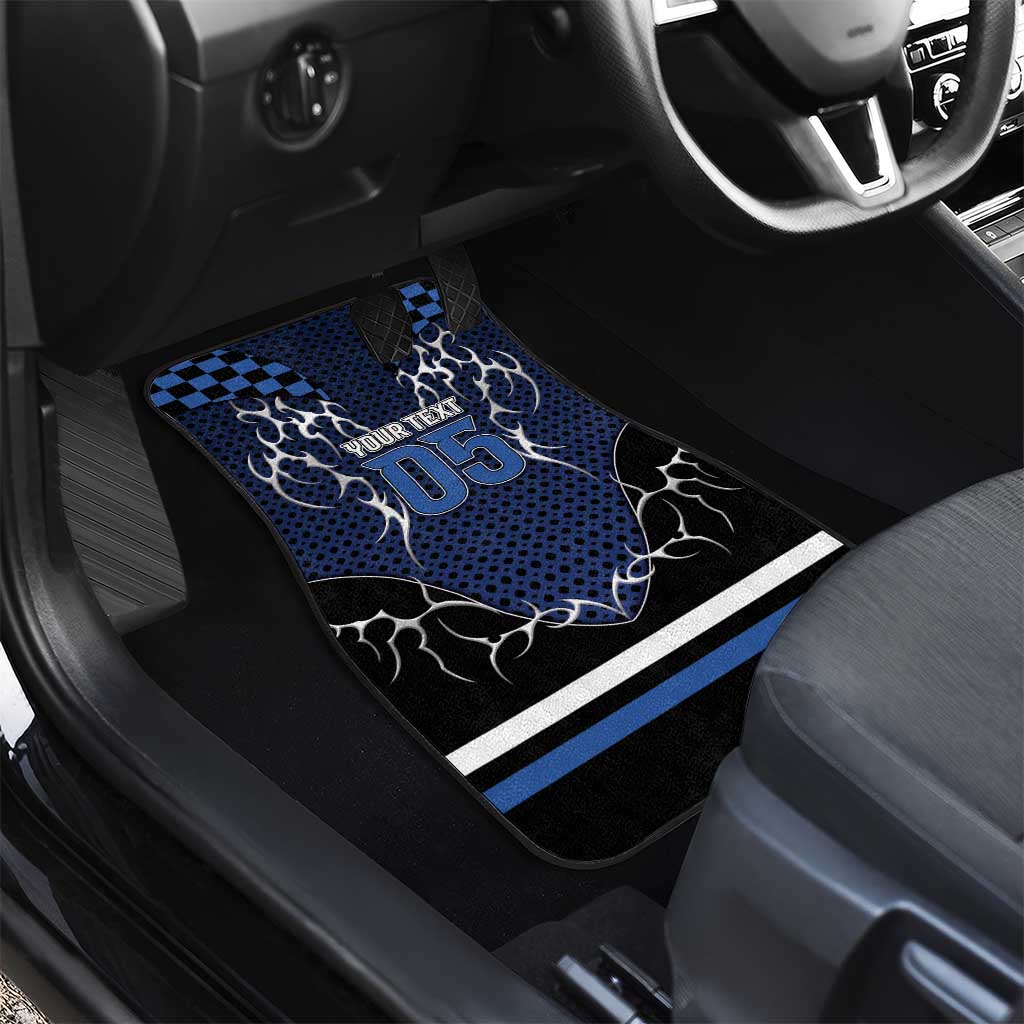 Custom Hockey Car Mats Tribal Strike