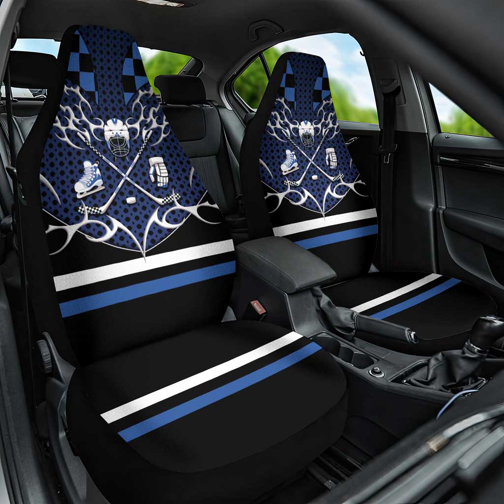 Hockey Car Seat Cover Tribal Strike