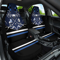 Hockey Car Seat Cover Tribal Strike