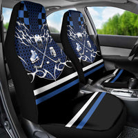 Hockey Car Seat Cover Tribal Strike