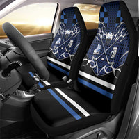 Hockey Car Seat Cover Tribal Strike