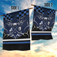 Hockey Garden Flag Tribal Strike