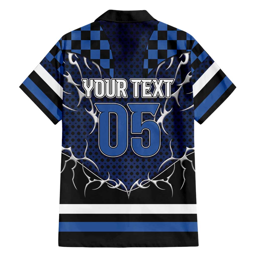 Custom Hockey Hawaiian Shirt Tribal Strike