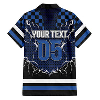 Custom Hockey Hawaiian Shirt Tribal Strike