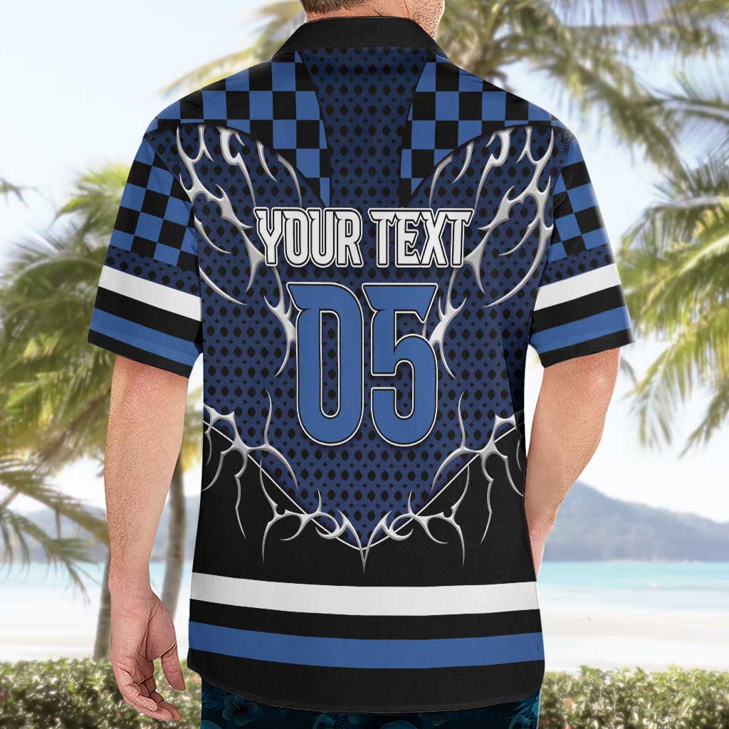 Custom Hockey Hawaiian Shirt Tribal Strike