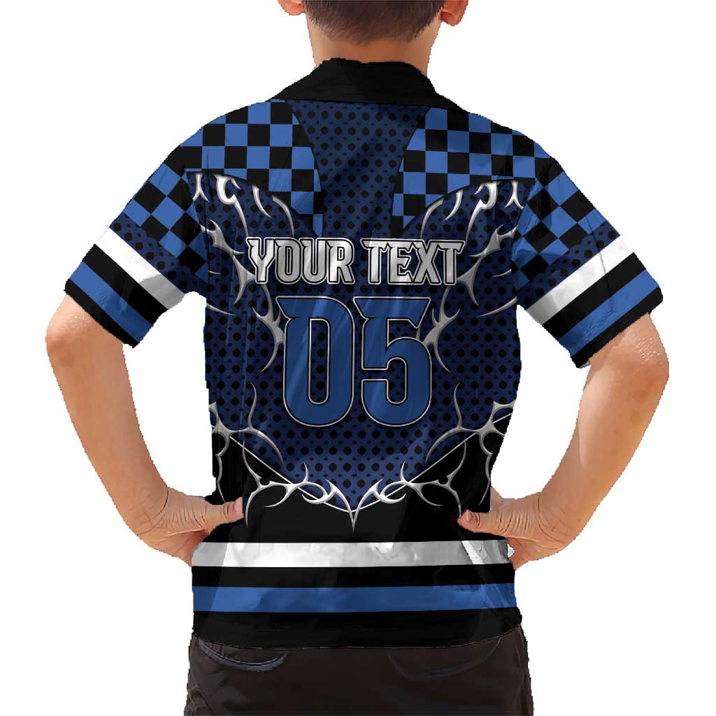 Custom Hockey Hawaiian Shirt Tribal Strike