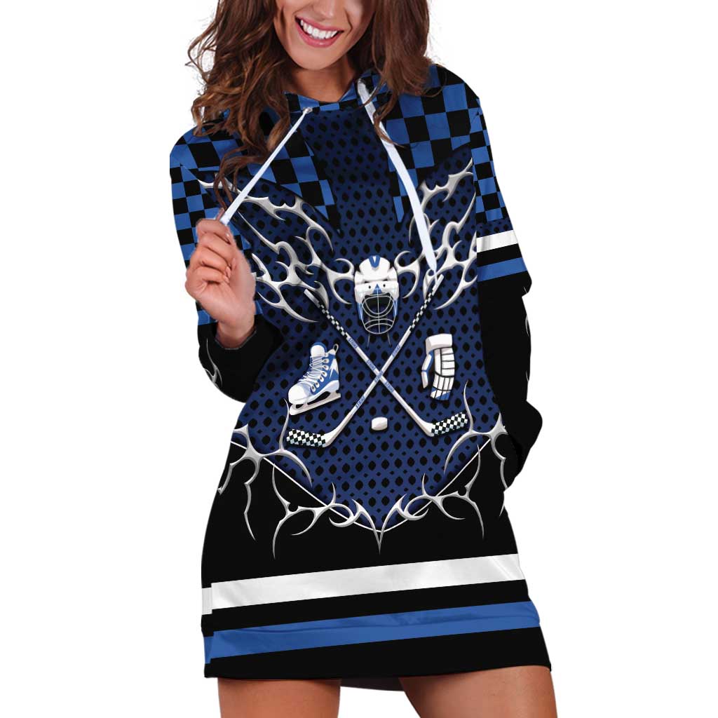 Custom Hockey Hoodie Dress Tribal Strike