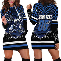 Custom Hockey Hoodie Dress Tribal Strike