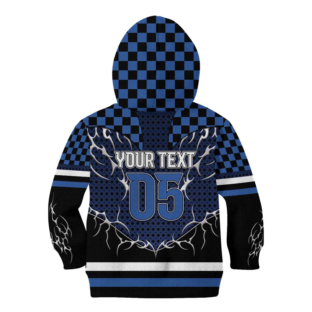Custom Hockey Kid Hoodie Tribal Strike