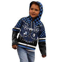 Custom Hockey Kid Hoodie Tribal Strike